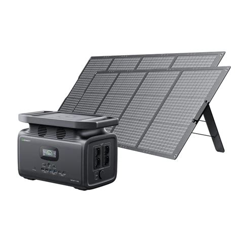 SET Growatt Infinity 1500 Tragbare Powerstation Mit 200W Solarmodulen