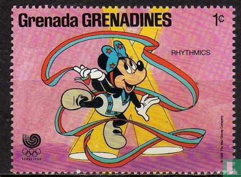 1988 Disney Jeux Olympiques Séoul Catalogue de timbres LastDodo