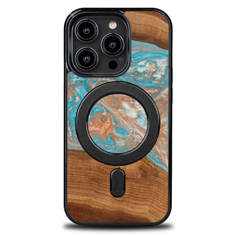 Etui Bewood Unique Na IPhone 14 Pro Planets Saturn Z MagSafe