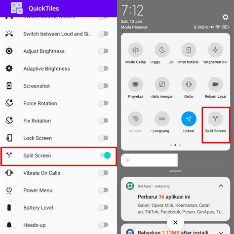 Cara Dua Layar Di Hp Redmi C Dengan Fitur Split Screen Barubenar