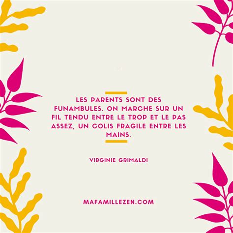 Citation Famille Virginie Grimaldi