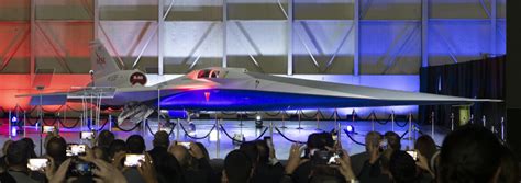 Nasa Lockheed Unveil X Quiet Supersonic Aircraft Design Engineering