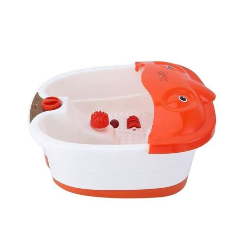 Orange Abs Plastic Foot Spa Bath Massager Ac Adaptor At Rs 1600piece In Delhi