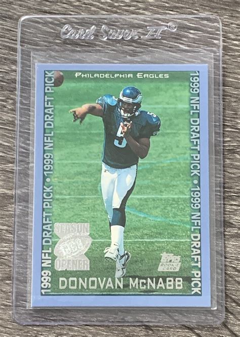 1999 Topps Season Opener 157 DONOVAN McNABB Rookie RC Eagles FREE