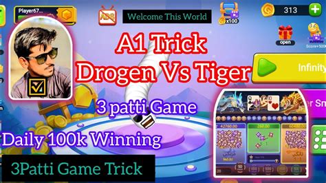 Drogen Vs Tiger Winning Trick 3 Patti Game 3 Patti Vegas 3 Patti