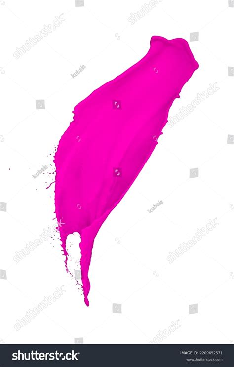 Magenta Paint Splash Isolated On White Stock Photo 2209652571 | Shutterstock