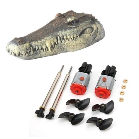 VGEBY Moteur RC Accessoire de Moteur D hélice de Bateau Crocodilian RC