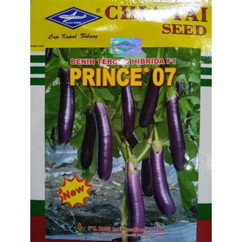 Jual Terong Prince 07 Terong Ungu Hibrida Buah Lebat Kemasan 10gr