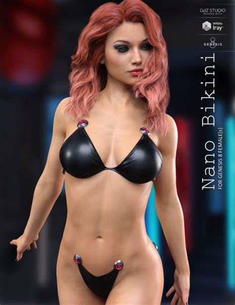 Nano Bikini For Genesis Females Clothing For Poser And Daz Studio