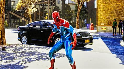 SPIDER MAN PS4 Resilient Suit Free Roam Gameplay SPIDERMAN PS4 The