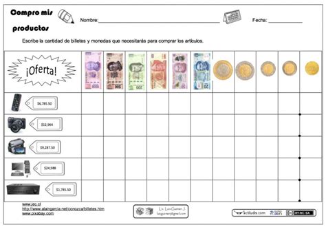 Sistema Monetário Online Pdf Worksheet Artofit