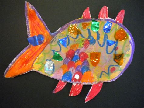 Waitsfield Elementary Art: Kindergarten Rainbow Fish