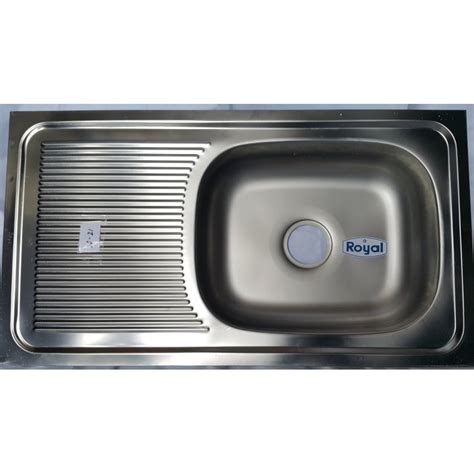 Jual BAK CUCI PIRING STAINLESS DENGAN SAYAP ROYAL 90 CM KITCHEN SINK