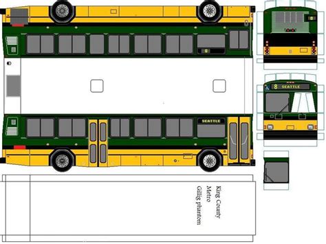 KCmetro Paper bus by TheMaskedWanderer on DeviantArt | Paper models ...