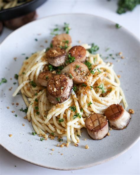 Vegan Creamy Pasta With Mushroom Scallops Sweet Potato Soul By Jenn