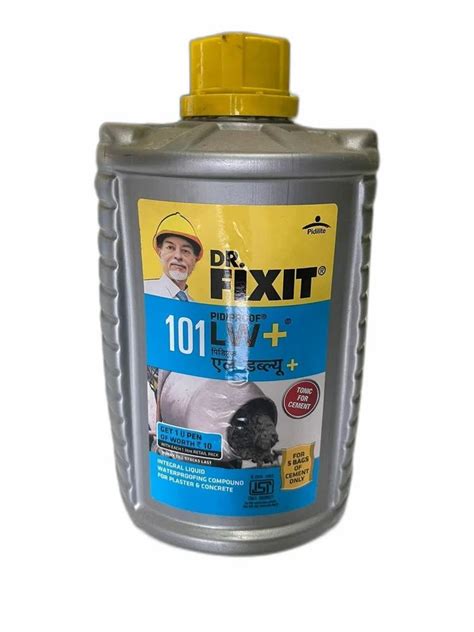 5 L Dr Fixit 101 LW Plus Waterproofing Chemical At Rs 730 Bottle Dr