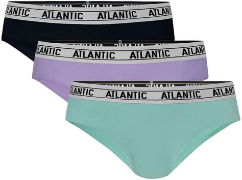 Atlantic Figi Damskie P Hipster Czarne Fioletowe Zielone Pak Ceny