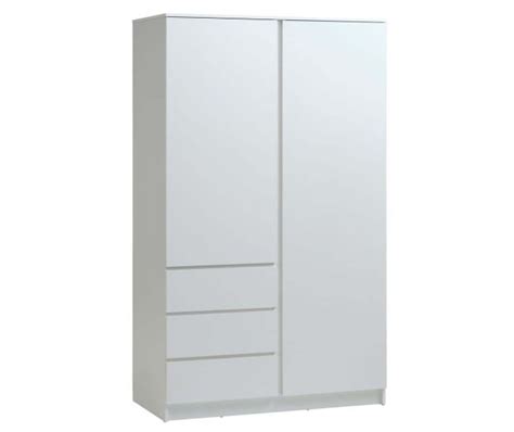 Wardrobe LIMFJORDEN 120x200 Combi White