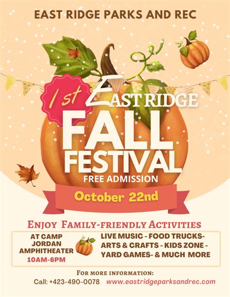 Fall Festival Set For October 22 East Ridge News Online