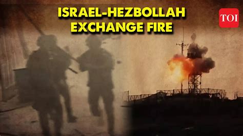 Israel Hezbollah Israel Army Strikes Hezbollah Positions In Lebanon In Retaliation