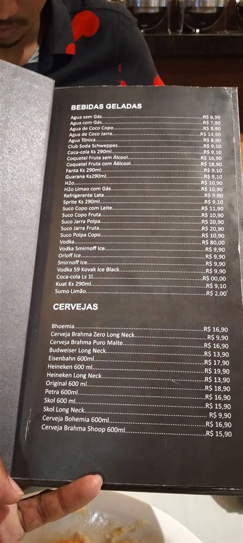 Menu Em Leit O Churrascaria Recife Recife R Mal Deodoro