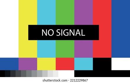 Tv No Signal Sign Television Screen Stock Vector (Royalty Free) 2212229867 | Shutterstock