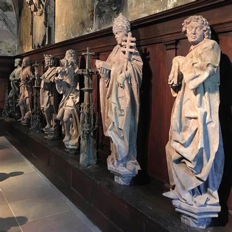 The Gothic Sculptures Of Notre Dame Cathedral Displayed In The Musée De L’ouvre Strasbourg