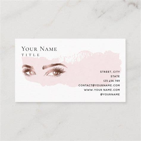 Rose Gold Business Card Elegant Business Cards Business Card Size