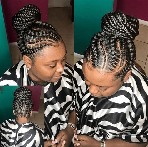 Feed In Braid Styles 2018 Correct Kid Feed In Braid Braided Bun