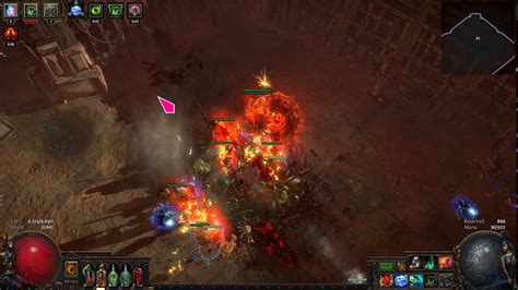 Path Of Exile Enhanced Vaal Fallen Vs Shaper Guardians Big Dps