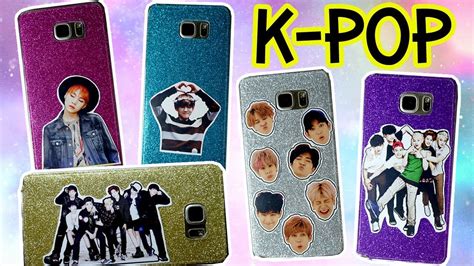 DIY K Pop Phone Cases Glitter Cases YouTube