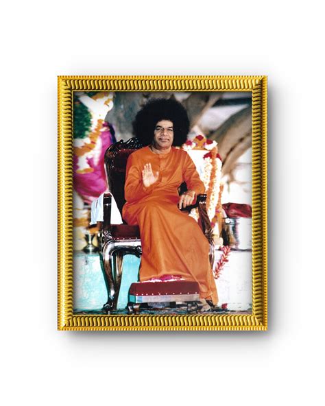 Sathya Sai Baba Blessing Picture Frame With Photo Print Etsy Singapore