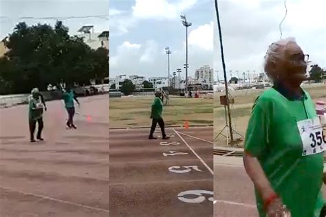 Video 105 Year Old Indian Granny Sprints 100m In Record 4560 Seconds Gulftoday