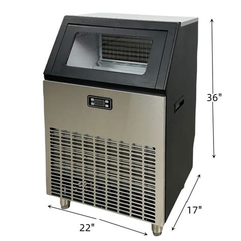 Cooler Depot 22 In W 198 Lbs Freestanding Air Cooled Commercial Ice