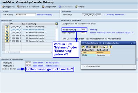 Sap Formular Mahnung Zum Festpreis Solidforms