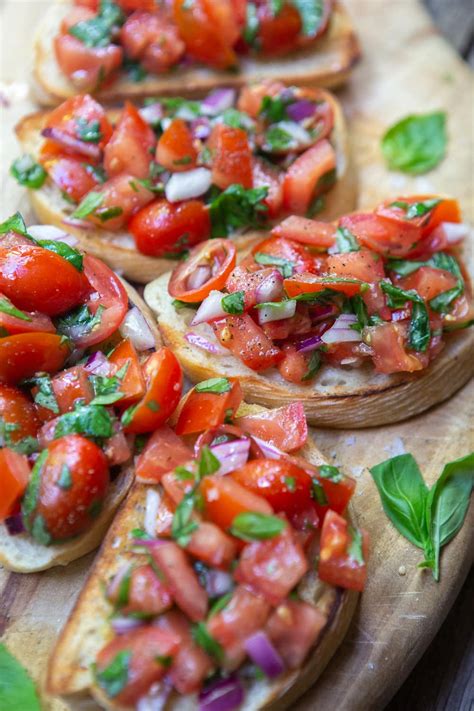 Vegan Bruschetta Toppings Done Four Ways This Classic Tomato And Basil Bruschetta Is The