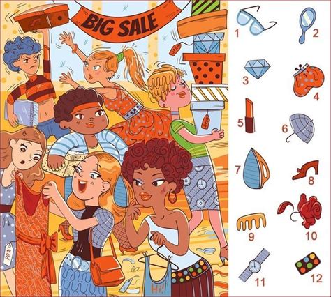 Игра "Найди предметы" | Скрытые картинки, Игры, Воспитание