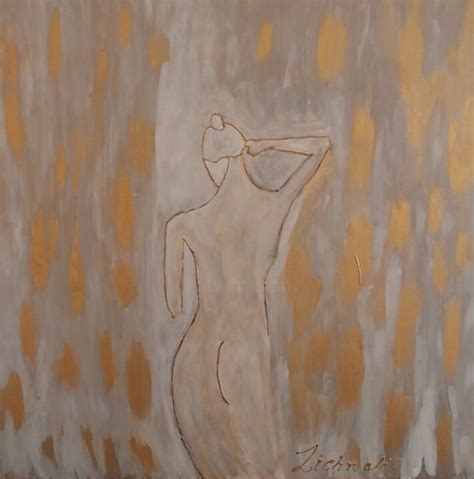 Naked Woman Painting By Charalabos Zichnalis Artmajeur