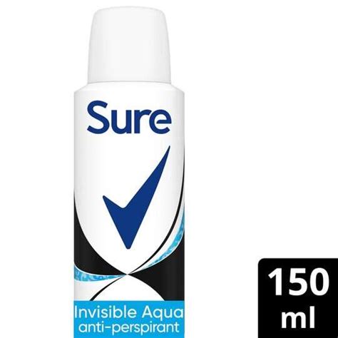 Sure Deodorant Invisible Aqua 150ml Grays Totalhealth Pharmacy