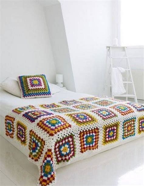 Crochet Bed Sheet Ideas Crochet Bedspread Crochet Blanket Granny