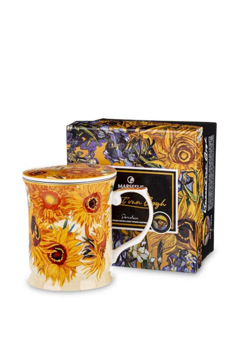 Van Gogh kubek z zaparzaczem Słoneczniki poj 400ml tendom pl