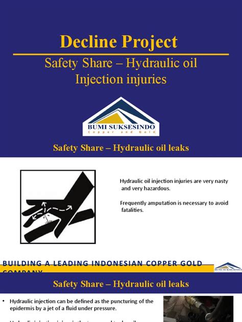 Hydraulic Injection Injuries | PDF | Personal Protective Equipment | Wound