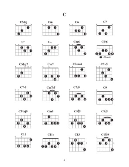 Modern Guitar Method Grade 2 Essential Guitar Chords By William Bay Guitar Sheet Music