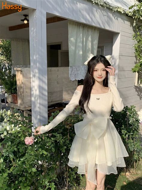 Hassy Đầm bẹt vai nơ voan T KT Hassy vn Thời trang nữ hot trend