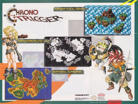 Chrono Trigger 1995 SNES Box Cover Art MobyGames