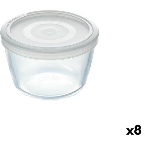 Fiambrera Redonda Con Tapa Pyrex Cook Freeze 600 Ml 12 X 12 X 9 Cm