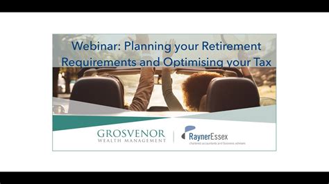 Planning Your Retirement Requirements And Optimising Your Tax Position