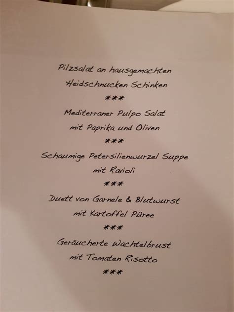 Speisekarte Von Nickls Speisekammer Restaurant Biebelsheim