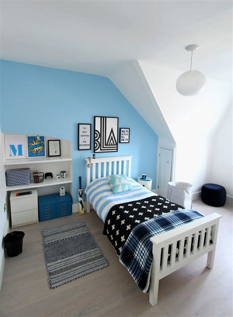 Teen bedroom ideas in blue on a budget with Homesense