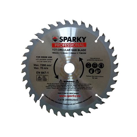 Диск пильный (185х20 мм; T36) по дереву Sparky 20009520600 - выгодная ...
